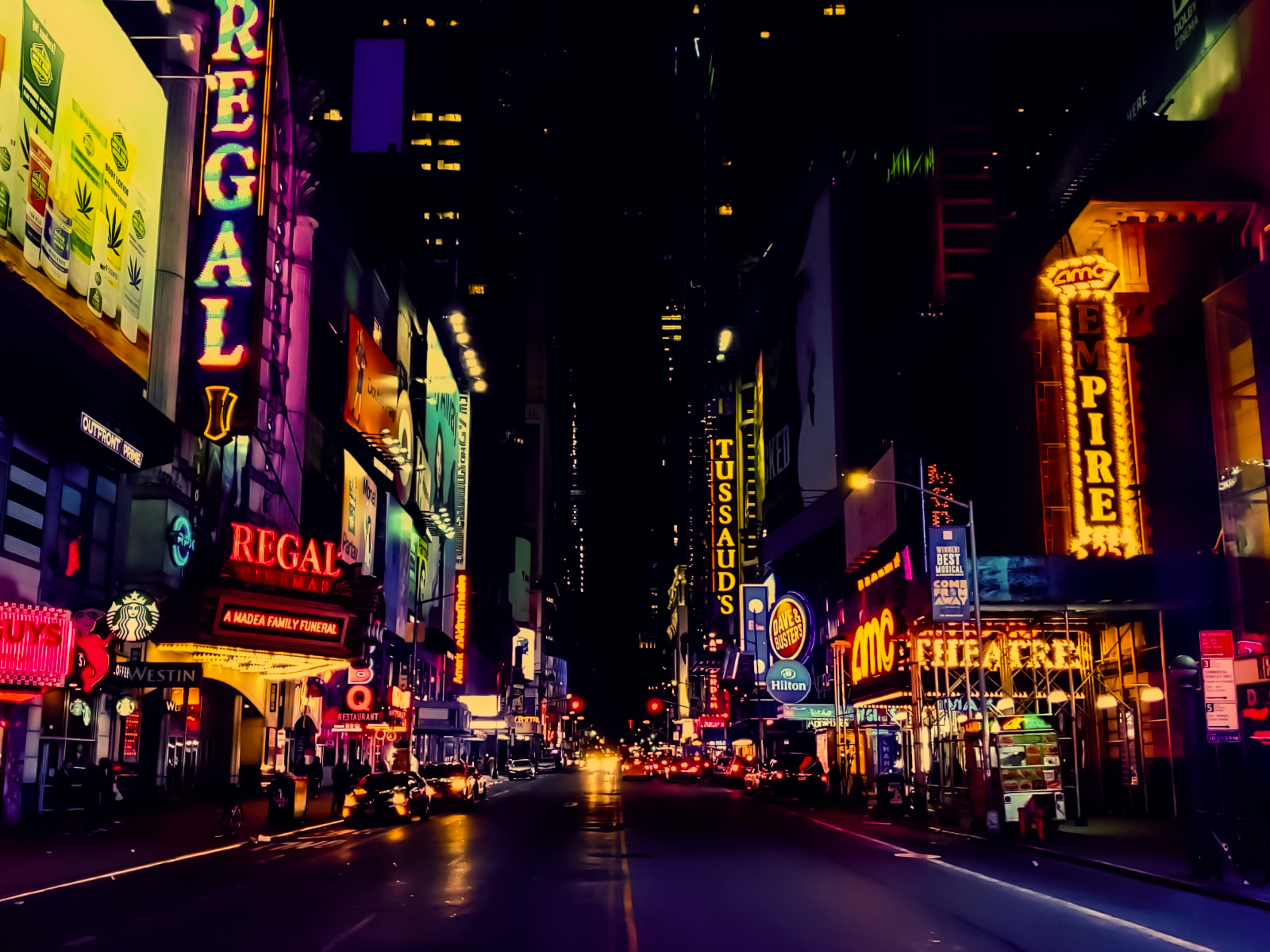  Broadway at night 